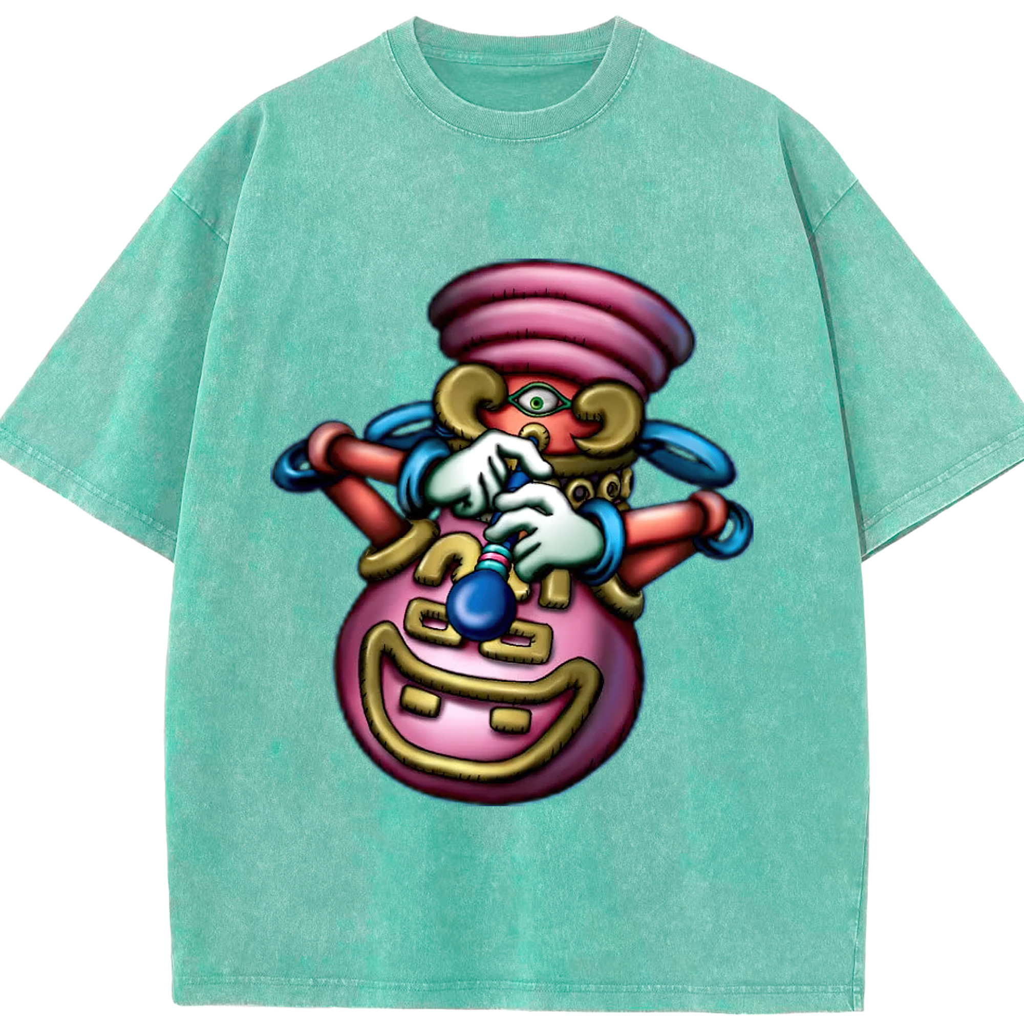 （画像用） 遊☆戯☆王 Yu-Gi-Oh! 綿100% ヴィンテージ風 半袖Tシャツ（フロントプリント）